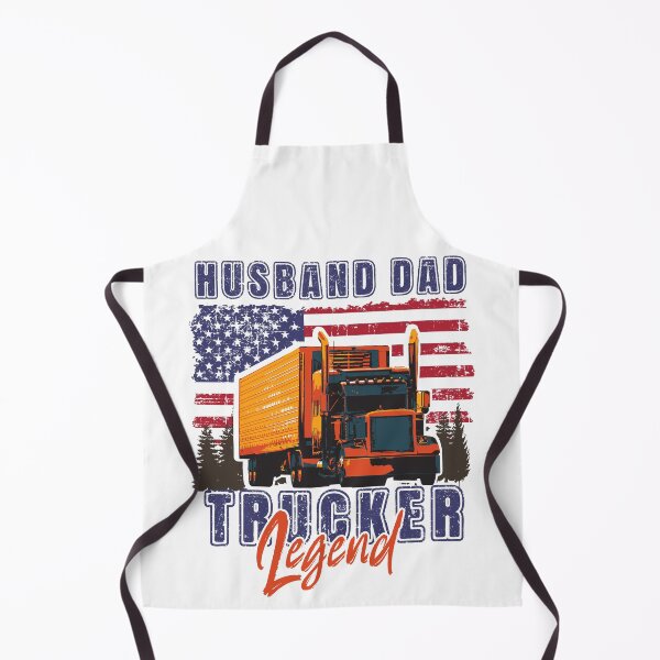 Item preview, USA Big loads rig trucker vintage, Husband Dad Trucker Legend designed and sold by HomeCoquette.