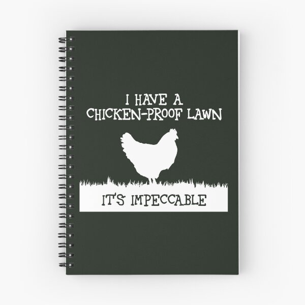 Item preview, I have a chicken-proof lawn (white) designed and sold by SolidEarthArt.
