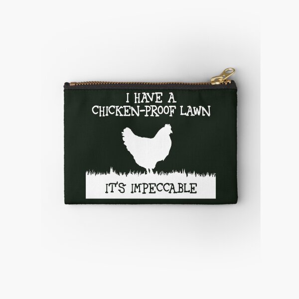Item preview, I have a chicken-proof lawn (white) designed and sold by SolidEarthArt.