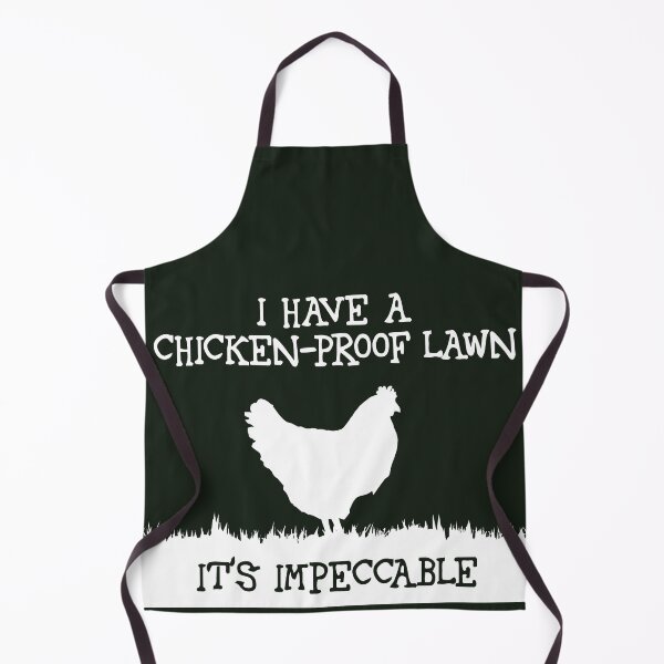 Item preview, I have a chicken-proof lawn (white) designed and sold by SolidEarthArt.