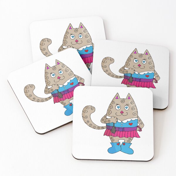 Item preview, gray cat in love with mouse designed and sold by YuYuKoroleva.