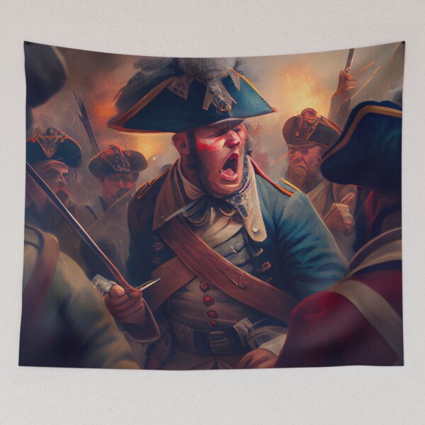 Item preview, The Intense Skirmish Digital Painting designed and sold by CodeAndColors.
