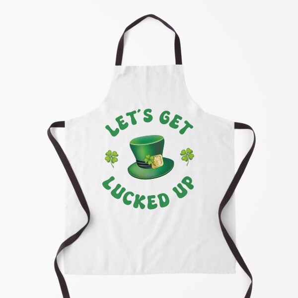 Item preview, LET´S GET LUCKED UP - retro st. patricks day quote designed and sold by KatisDesign.