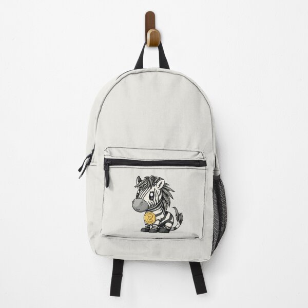 Item preview, Cute Zebra with Zcash Necklace - Cartoon Characters designed and sold by quick-drops.
