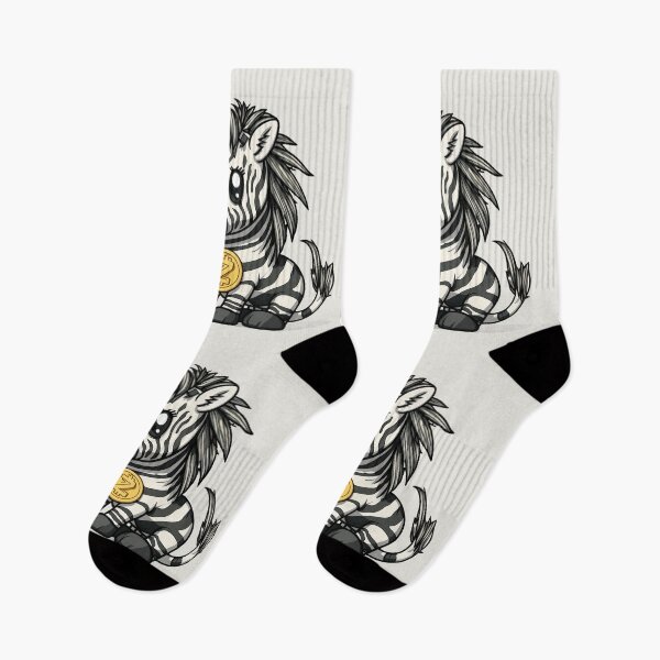 Item preview, Cute Zebra with Zcash Necklace - Cartoon Characters designed and sold by quick-drops.