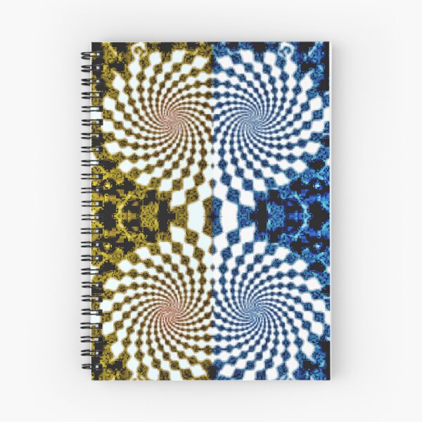 Item preview, Blue Gold Quad Trippy Pancake Illusion designed and sold by PPPimp.
