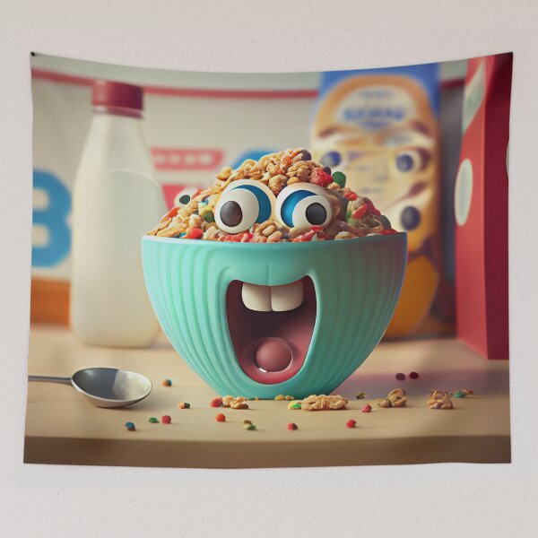 Item preview, Cereal Surprise Digital Painting designed and sold by CodeAndColors.