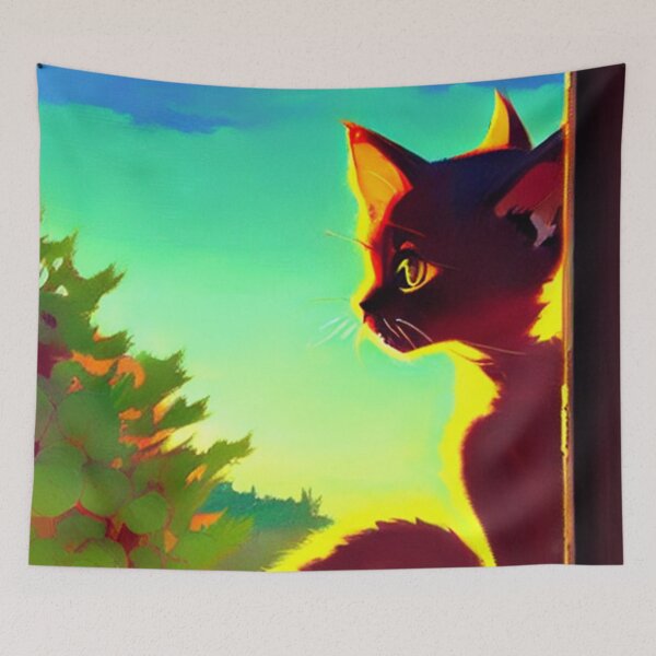 Item preview, Sunset Dreams from a Feline's View, The Cat's Meow at Sunset designed and sold by MoStorish.