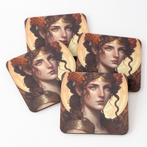 Item preview, Roman Woman - Art Nouveau Style designed and sold by ArtNouveauChic.