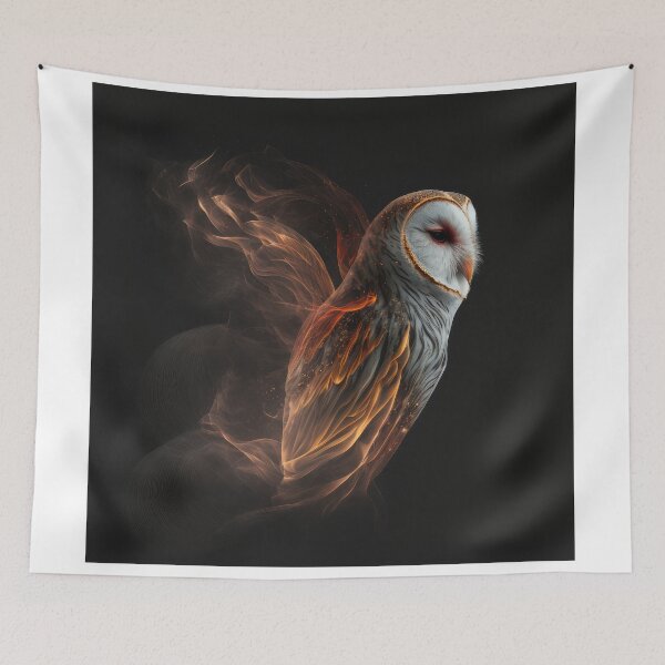 Item preview, Barn Owl Whisp 01 designed and sold by thewandswant.