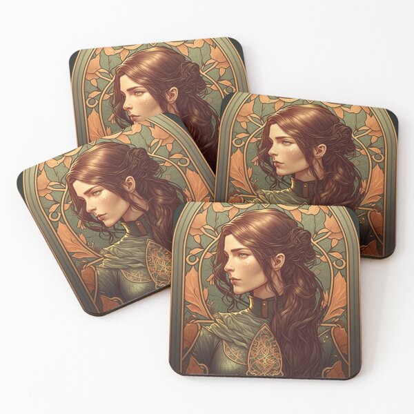 Item preview, Determined Female Knight designed and sold by ArtNouveauChic.