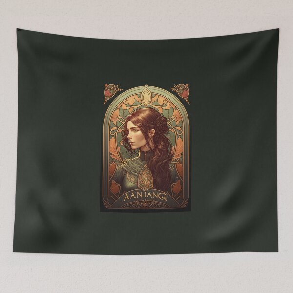 Item preview, Determined Female Knight designed and sold by ArtNouveauChic.