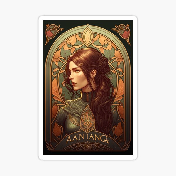 Item preview, Determined Female Knight designed and sold by ArtNouveauChic.