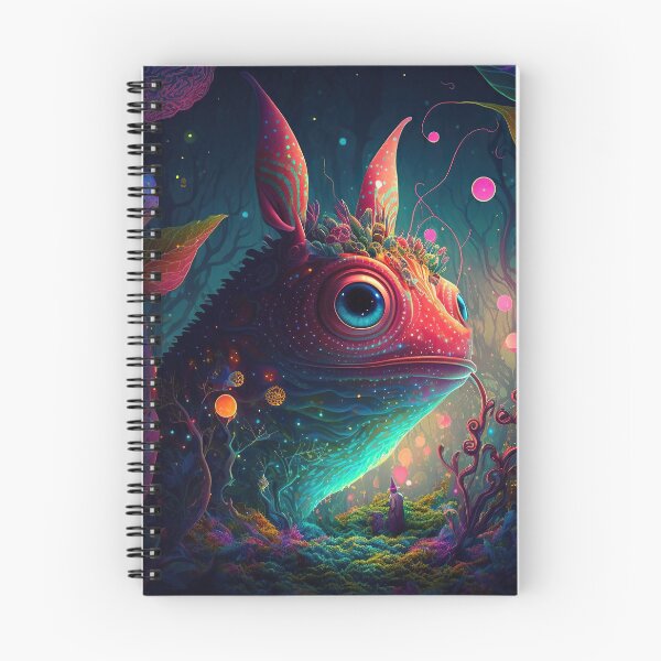 Item preview, Another Dimension - Wizard Seeks Counsel From Extra-dimensional Elder Lifeform in Enchanted Forest - Very High Resolution - Original Artwork designed and sold by CloudofKnowing.