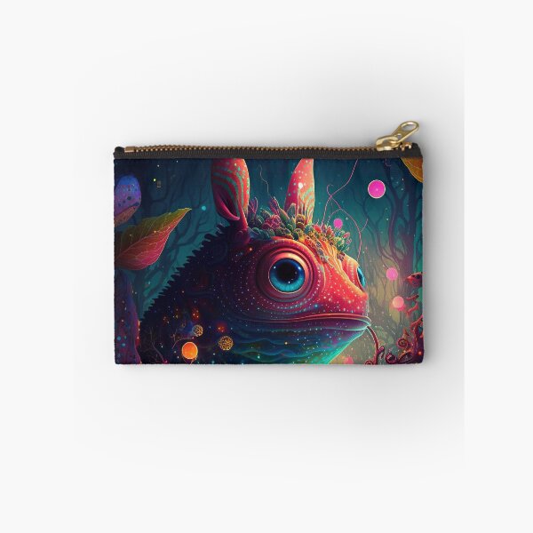 Item preview, Another Dimension - Wizard Seeks Counsel From Extra-dimensional Elder Lifeform in Enchanted Forest - Very High Resolution - Original Artwork designed and sold by CloudofKnowing.