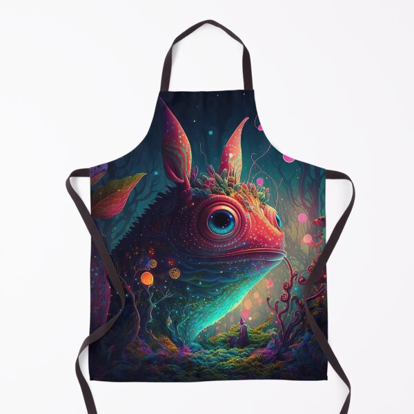Item preview, Another Dimension - Wizard Seeks Counsel From Extra-dimensional Elder Lifeform in Enchanted Forest - Very High Resolution - Original Artwork designed and sold by CloudofKnowing.
