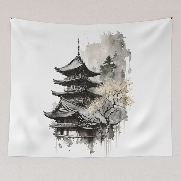 Item preview, Japanese Art Landscape designed and sold by letsgetinspired.