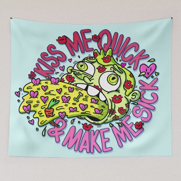 Item preview, LOVE VOM - Kiss Me Quick and Make Me Sick!  designed and sold by Bunkwaa.