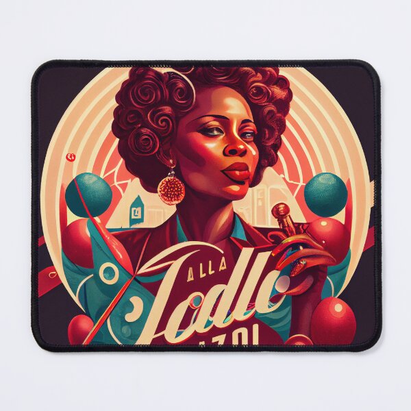 Artikelvorschau, Jazz Lollipops and a Lady Digital Painting entworfen und verkauft von CodeAndColors.
