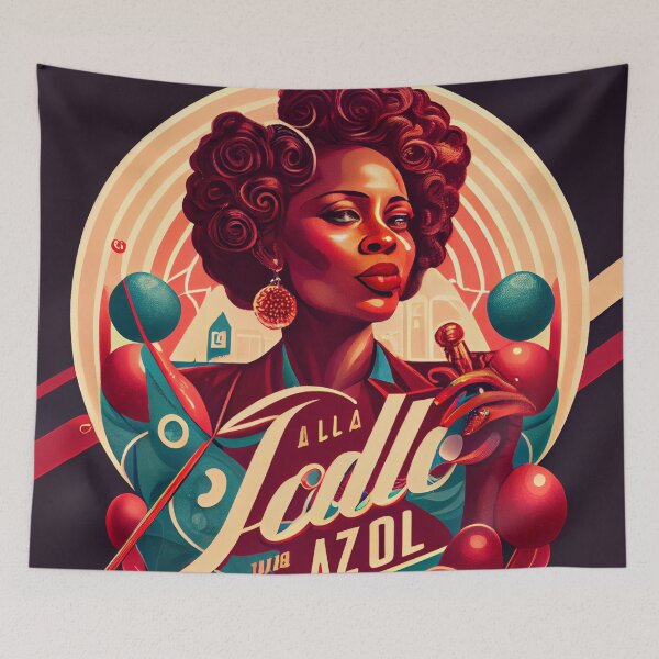 Item preview, Jazz Lollipops and a Lady Digital Painting designed and sold by CodeAndColors.