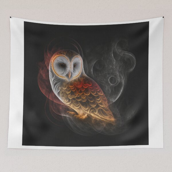 Item preview, Barn Owl Wisps 05 designed and sold by thewandswant.