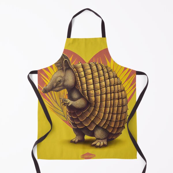 Item preview, Pineapple Love An Armadillo Valentine Digital Painting designed and sold by CodeAndColors.