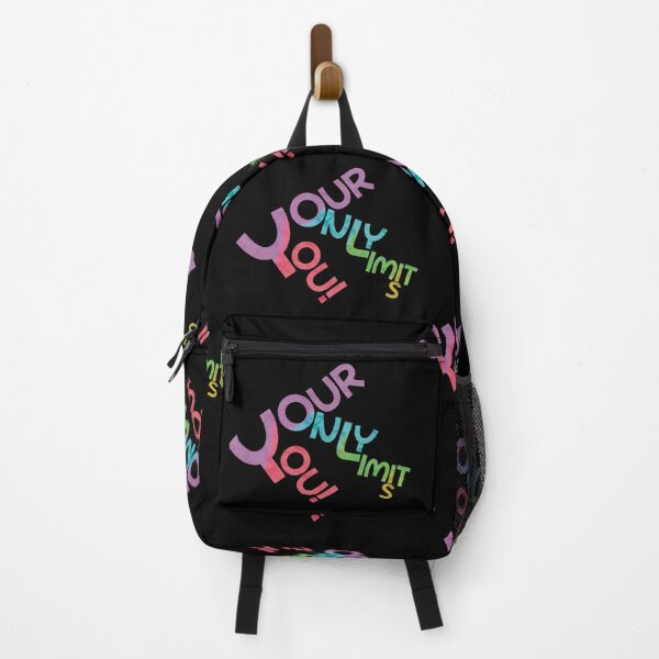 Item preview, Your only limit is you!  Spread Positivity motivational quote in bright fun retro 80s inspired colors!  designed and sold by MunsyArt.