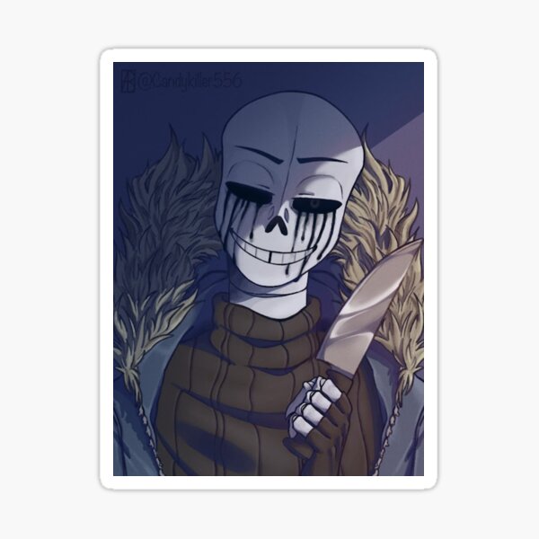 Killer Sans Design Sticker for Sale by Bones Hernandez