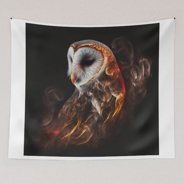 Item preview, Barn Owl Wisps 09 designed and sold by thewandswant.