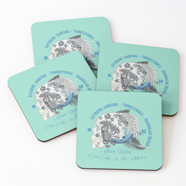 Item preview, Extreme Surfing - Tombstones - Storm Riders - 1982 - Gnaraloo Beach designed and sold by Corinne Alexa Jackson.
