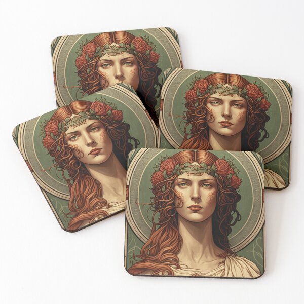 Item preview, Boudicca Celtic Warrior designed and sold by ArtNouveauChic.