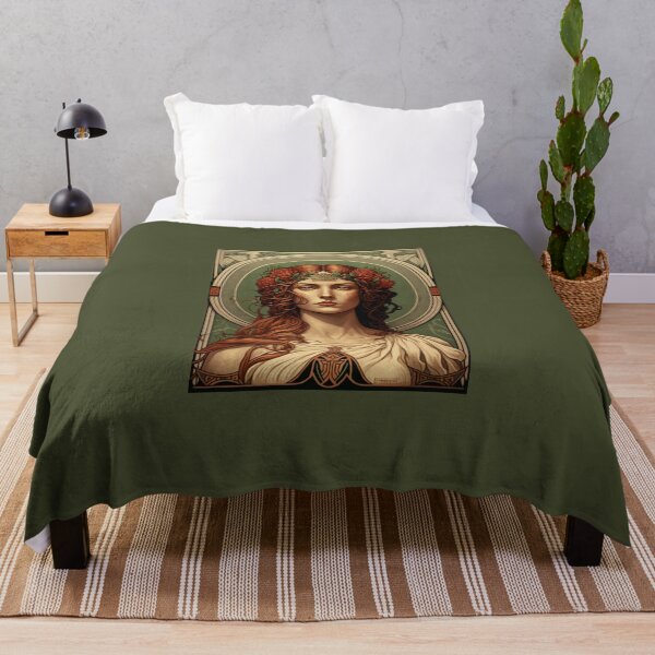 Item preview, Boudicca Celtic Warrior designed and sold by ArtNouveauChic.