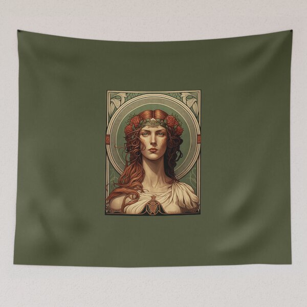 Item preview, Boudicca Celtic Warrior designed and sold by ArtNouveauChic.