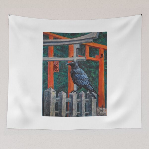 Item preview, Oil painting - Shrine Raven designed and sold by Igor Pozdnyakov.