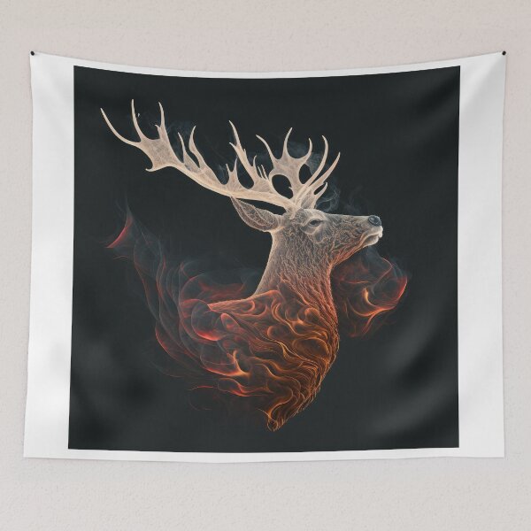 Item preview, Stag Wisps 03 designed and sold by thewandswant.