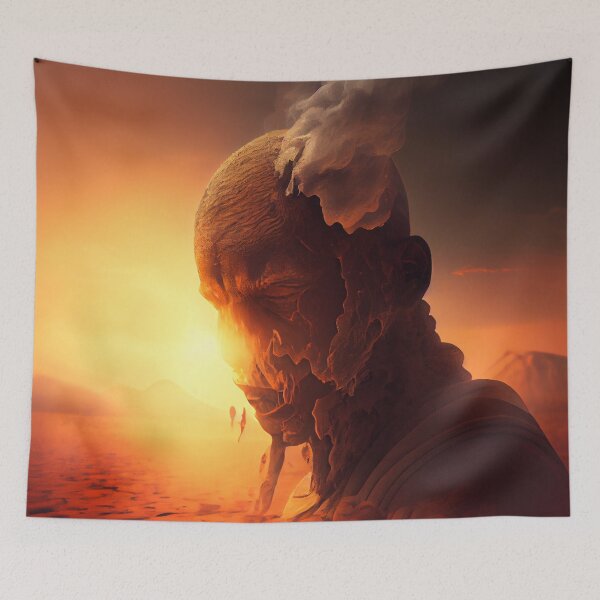 Item preview, The Heat and Illness of Life Digital Painting designed and sold by CodeAndColors.