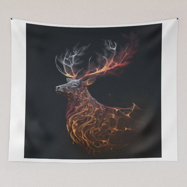 Item preview, Stag Wisps 04 designed and sold by thewandswant.