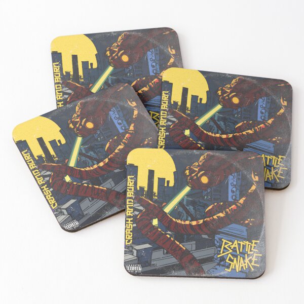 Item preview, Battle Snake - Crash and Burn Album Cover designed and sold by iamluhu.
