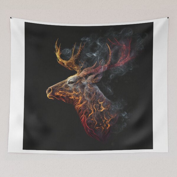 Item preview, Stag Wisps 07 designed and sold by thewandswant.