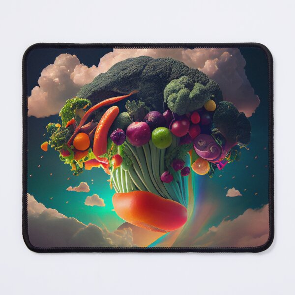 Item preview, The Veggie-Filled Sky Digital Painting designed and sold by CodeAndColors.
