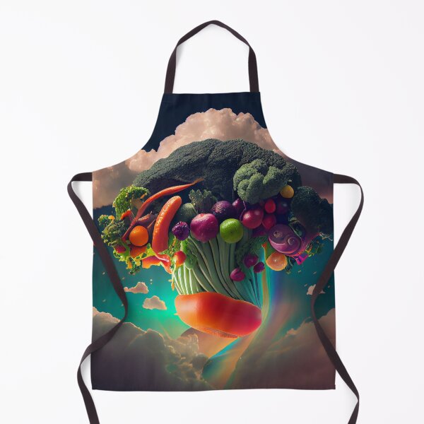 Item preview, The Veggie-Filled Sky Digital Painting designed and sold by CodeAndColors.