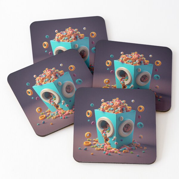 Item preview, Tissue Cereal and a Sculptural Dream Digital Painting designed and sold by CodeAndColors.