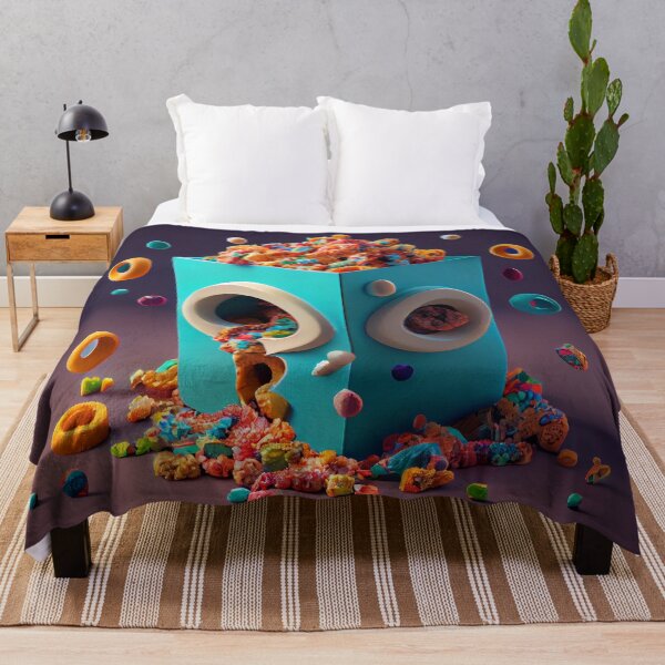 Aperçu de l'œuvre Tissue Cereal and a Sculptural Dream Digital Painting créée et vendue par CodeAndColors.