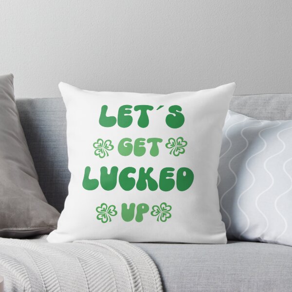 Item preview, LET´S GET LUCKED UP - retro st. patricks day quote designed and sold by KatisDesign.