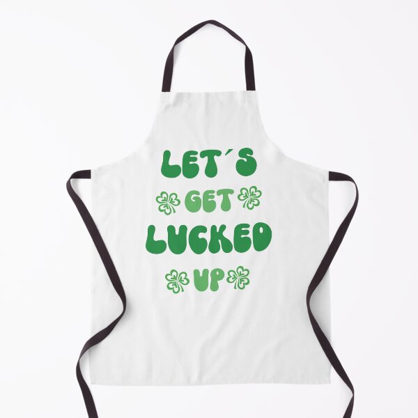 Item preview, LET´S GET LUCKED UP - retro st. patricks day quote designed and sold by KatisDesign.