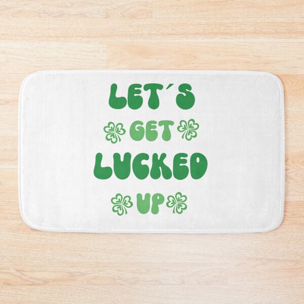 Item preview, LET´S GET LUCKED UP - retro st. patricks day quote designed and sold by KatisDesign.