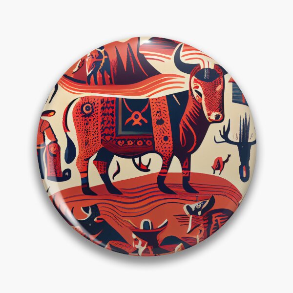 Item preview, Aggressive Country Pattern Digital Painting designed and sold by CodeAndColors.