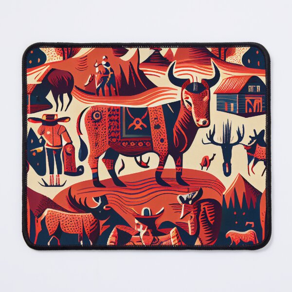 Item preview, Aggressive Country Pattern Digital Painting designed and sold by CodeAndColors.