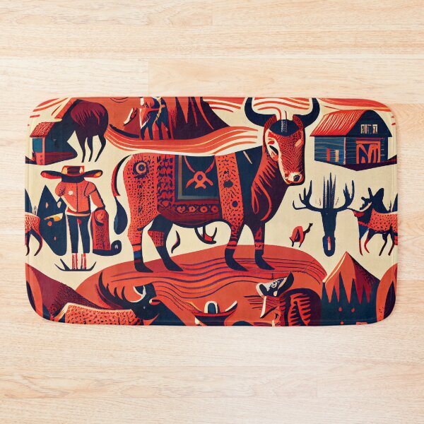 Item preview, Aggressive Country Pattern Digital Painting designed and sold by CodeAndColors.