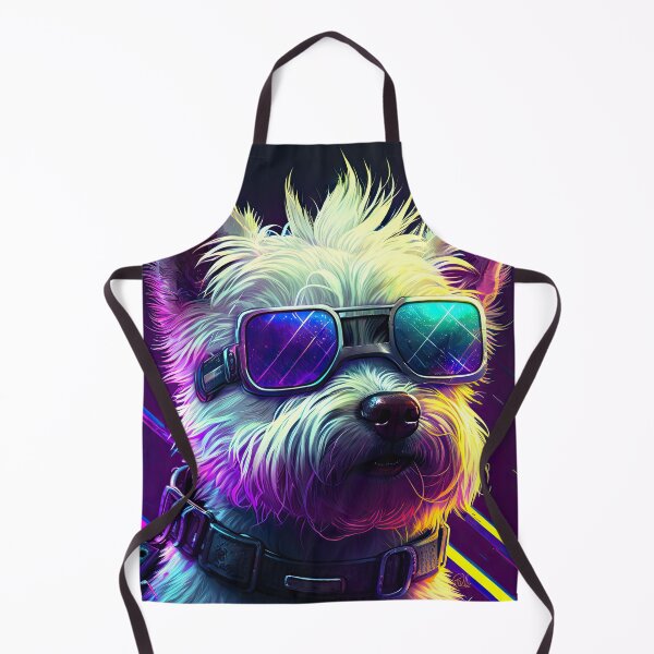Item preview, Westie Cyber punk colorful designed and sold by Ruletattoo.